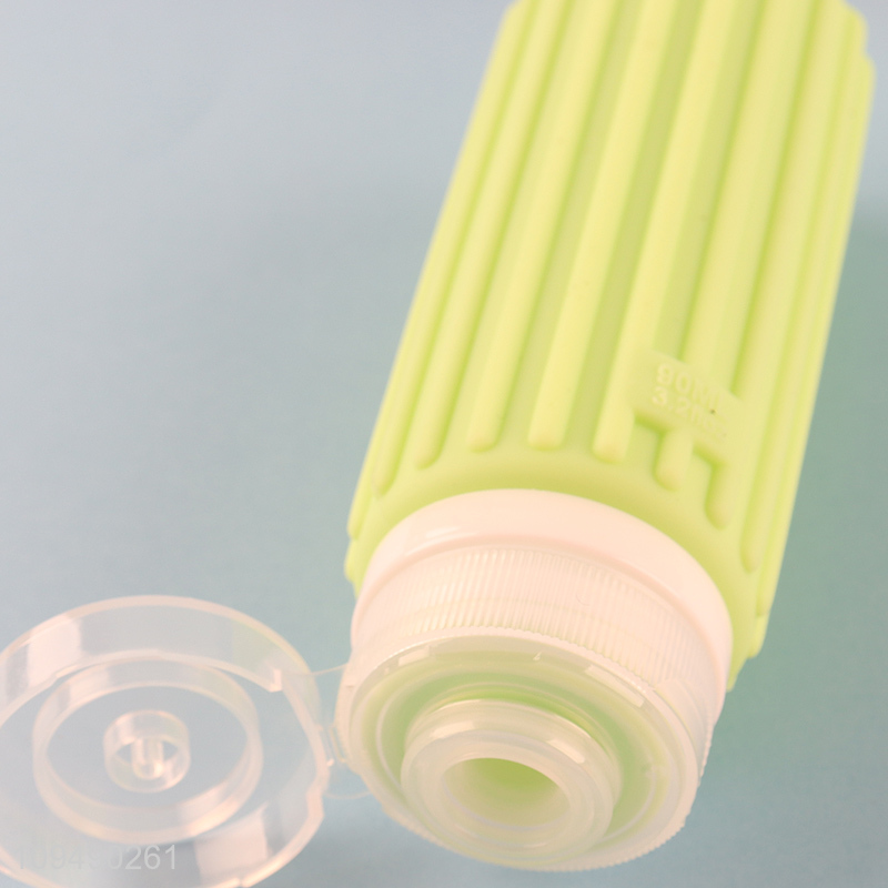 New arrival 4pcs portable silicone bottle set