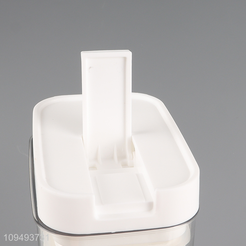 Wholesale sealed plastic storage jar with lid