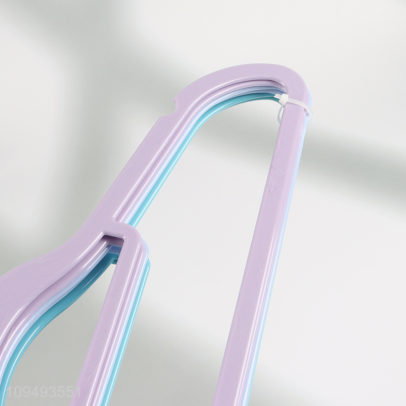 Top products 6pcs daily plastic hanger clothes hanger