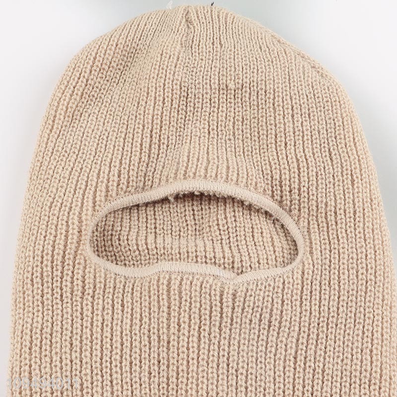 Top products outdoor windproof knit balaclava hat