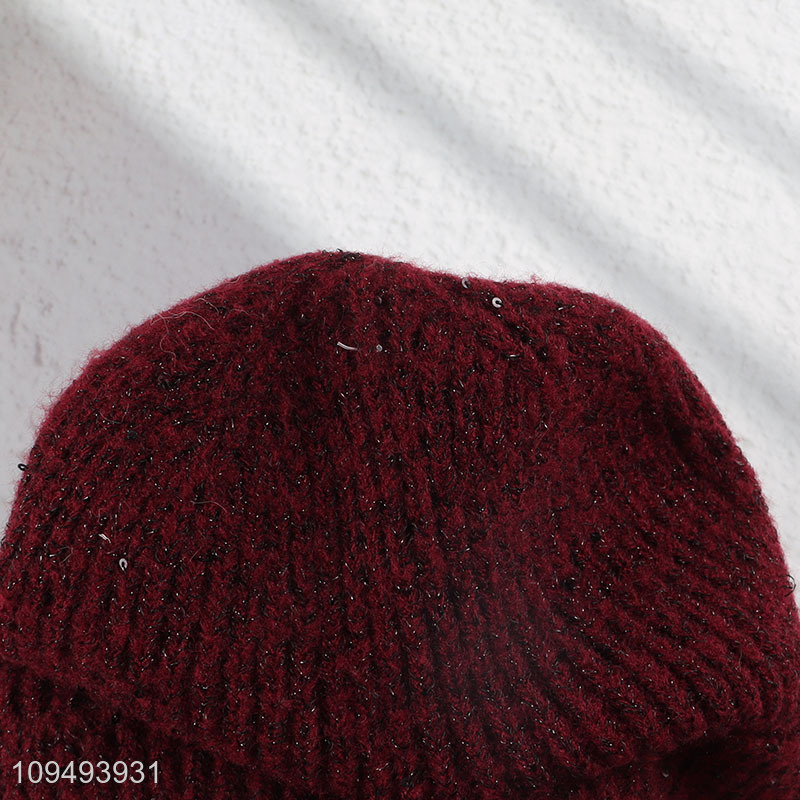 Hot products fashion red beanies hat winter hat