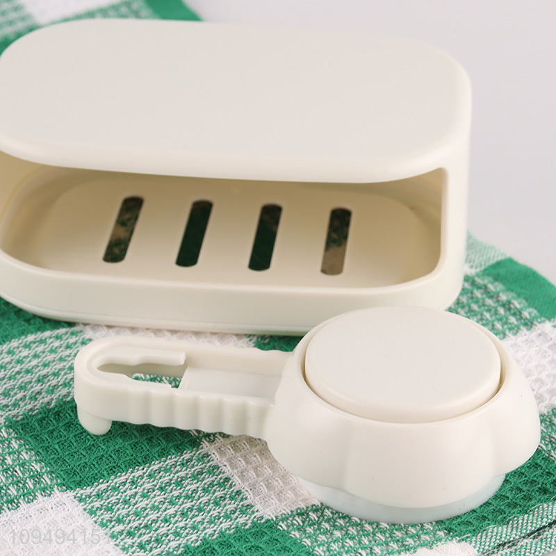 New arrival  double layer suction soap holder