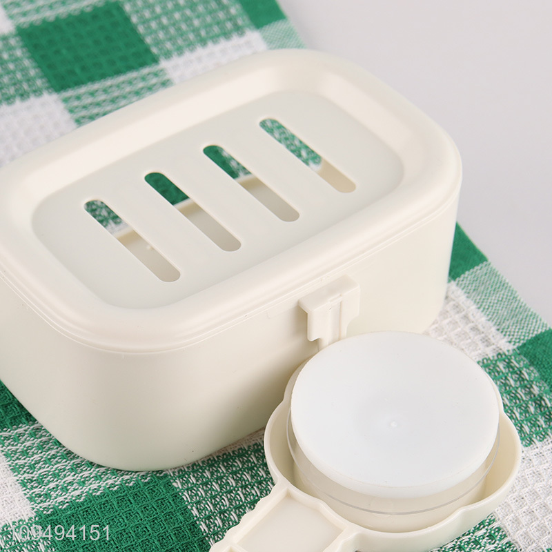 New arrival  double layer suction soap holder