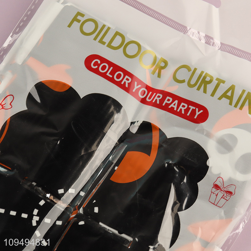 Low price Halloween foildoor curtain backdrop curtain