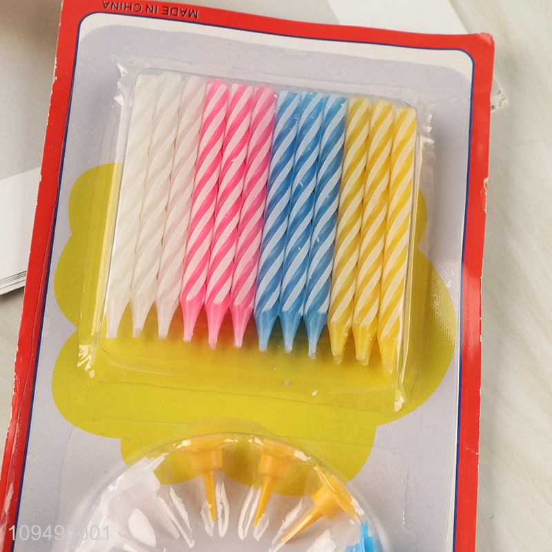 New arrival colorful party supplies birthday cake candle