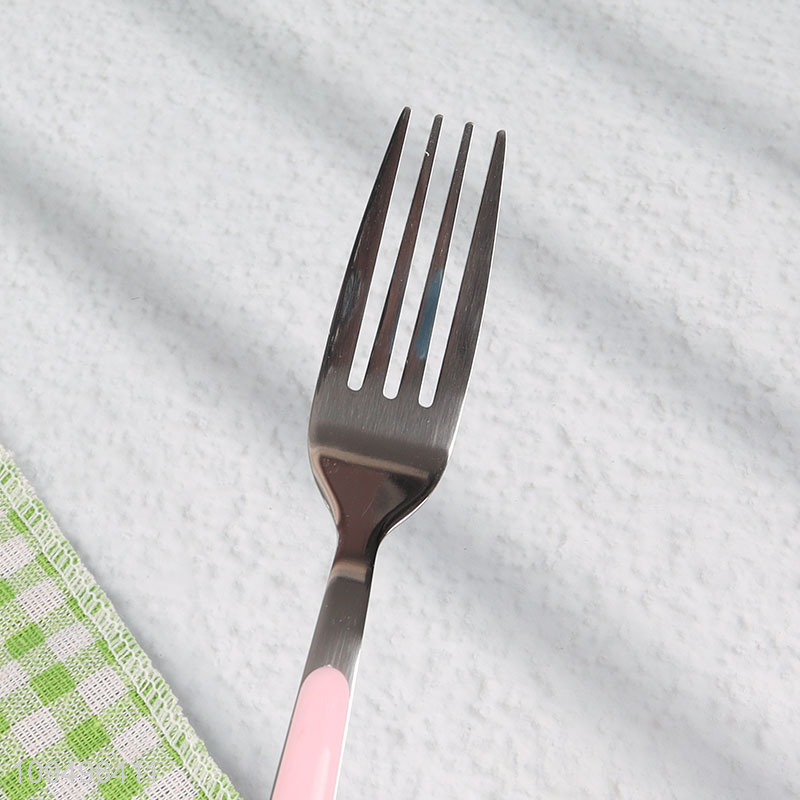 Top selling 6pcs stainless steel dinner fork set