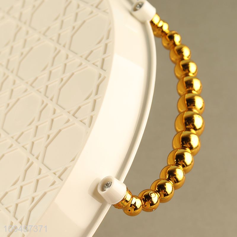 Latest products round storage tray with handle