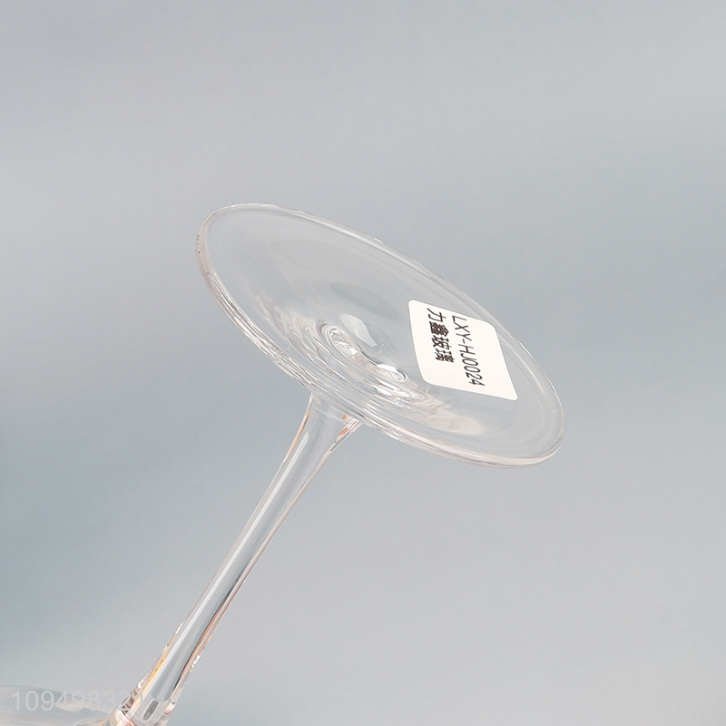Top quality clear wine cup goblet cup for sale