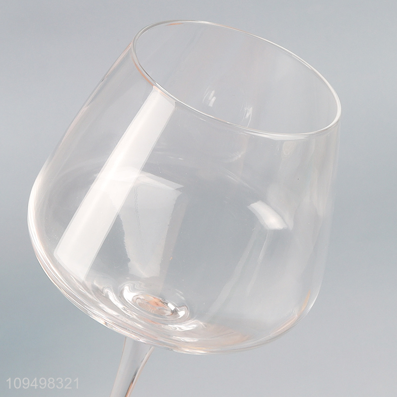 Top quality clear wine cup goblet cup for sale