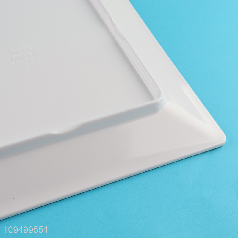 China supplier square dinner tableware melamine plate