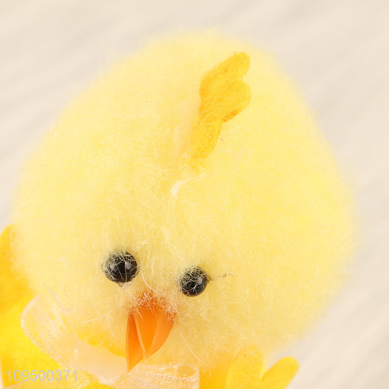 Hot selling yellow chick ornaments for Easter party