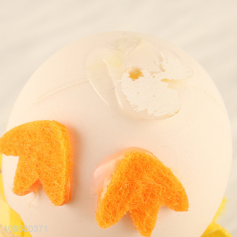 Hot selling yellow chick ornaments for Easter party