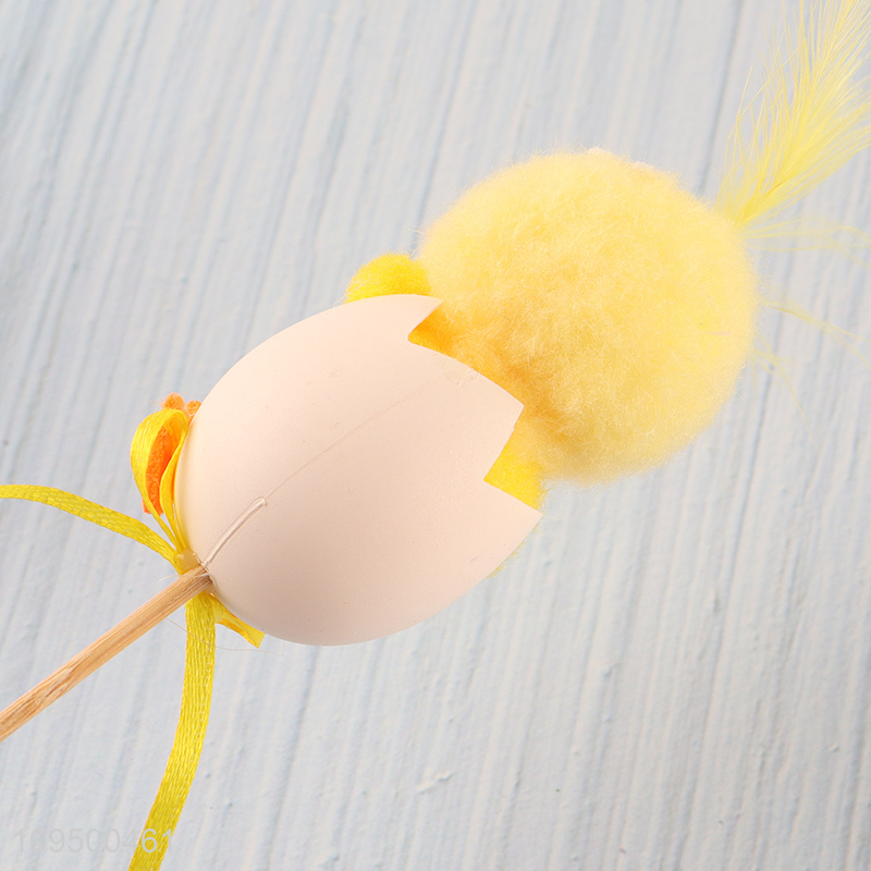 China wholesale easter chick decorative pick for party