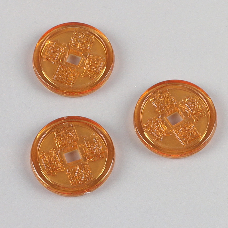Wholesale diy beaded lucky coin ornaments
