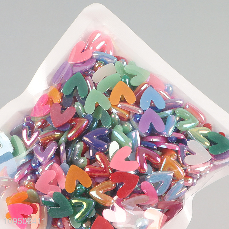 China wholesale colorful heart shape diy sequins