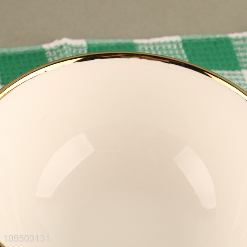 Factory supply round ceramic bowl tableware bowl
