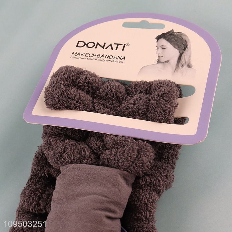 China factory elastic hairband for face washing