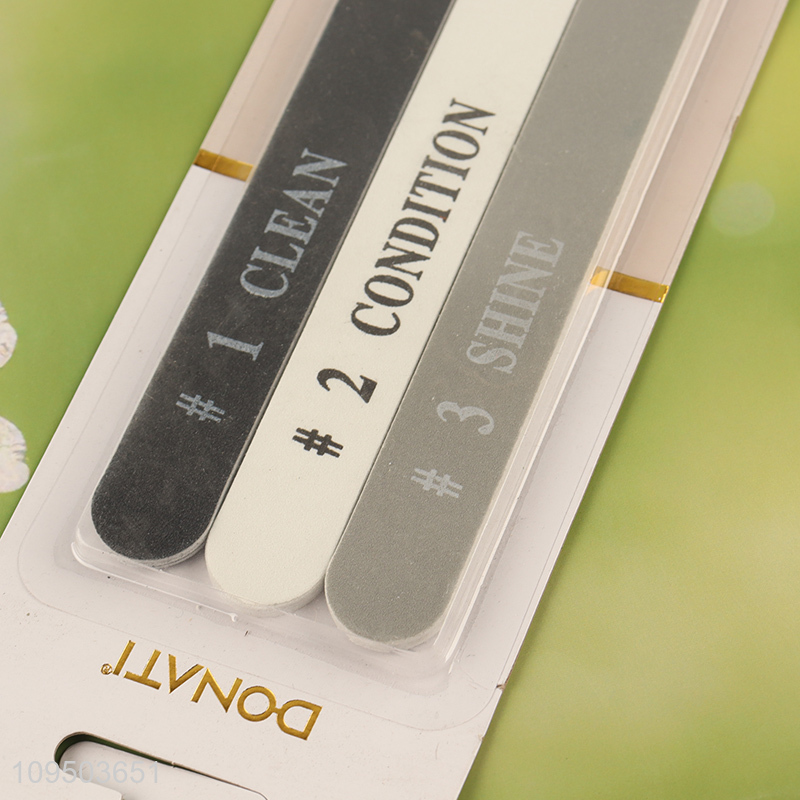New arrival 3pcs manicure tool nail file