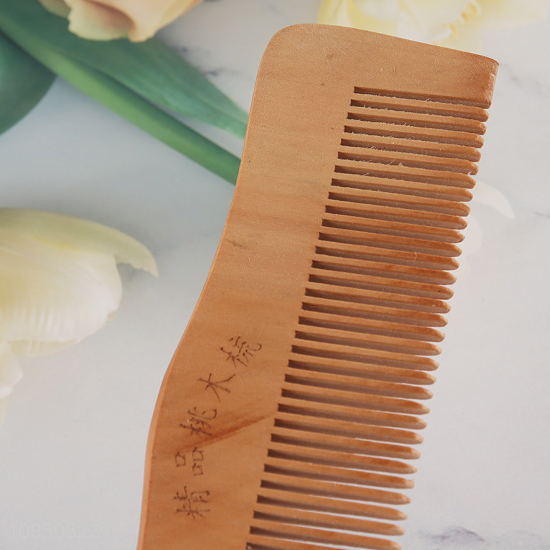 Low price wood comb anti-static hair comb