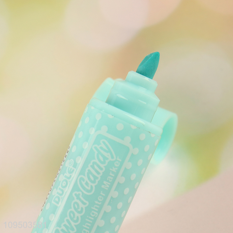 China supplier 6pcs highlighter marker for school office