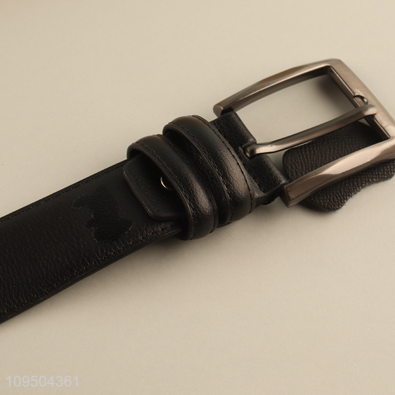 New arrival black fashion leather buckle belt