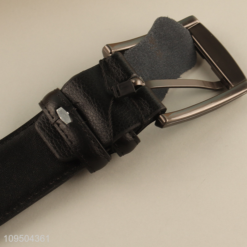 New arrival black fashion leather buckle belt