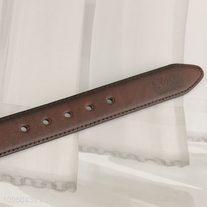 Top quality leather buckle belt for fashion accessories
