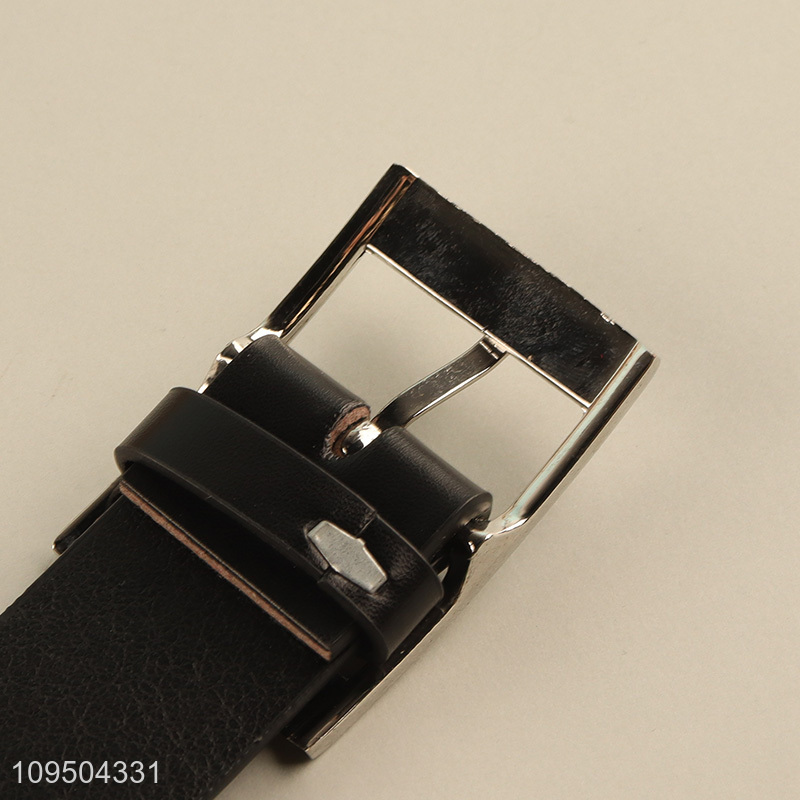 China factory leather buckle belt for men