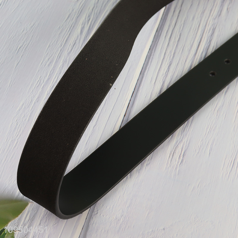 Factory price adjustable leather buckle belt waist belt