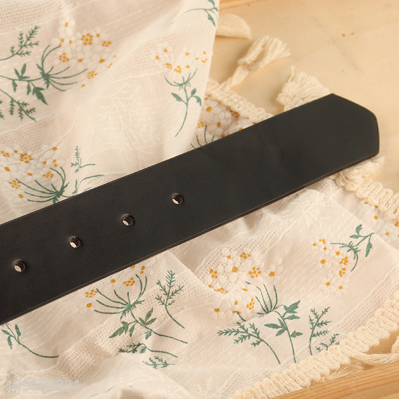 China factory leather buckle belt for men