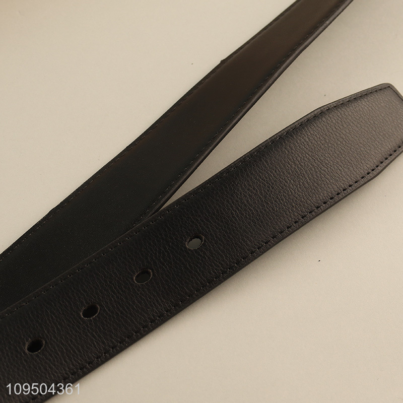 New arrival black fashion leather buckle belt