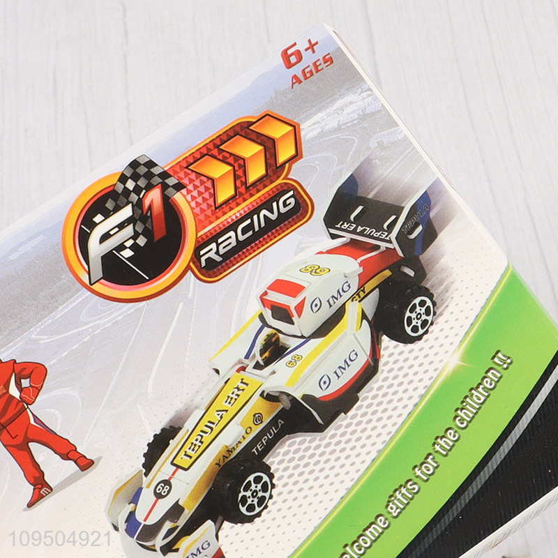 Top products kids racing car 3d puzzle toys