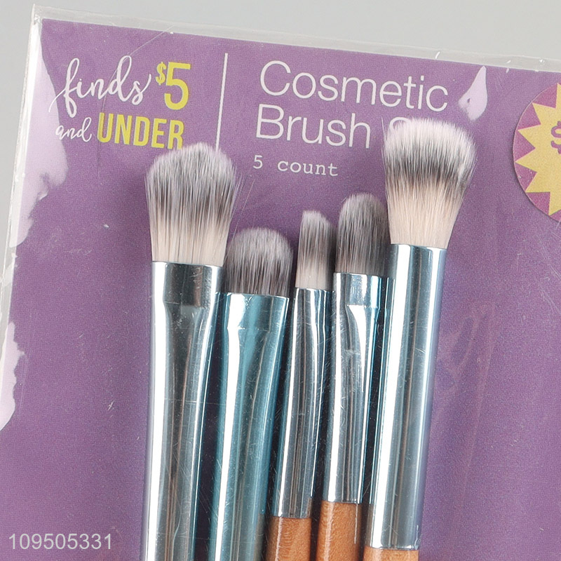 Wholesale 5pcs makeup brush cosmetic brush set
