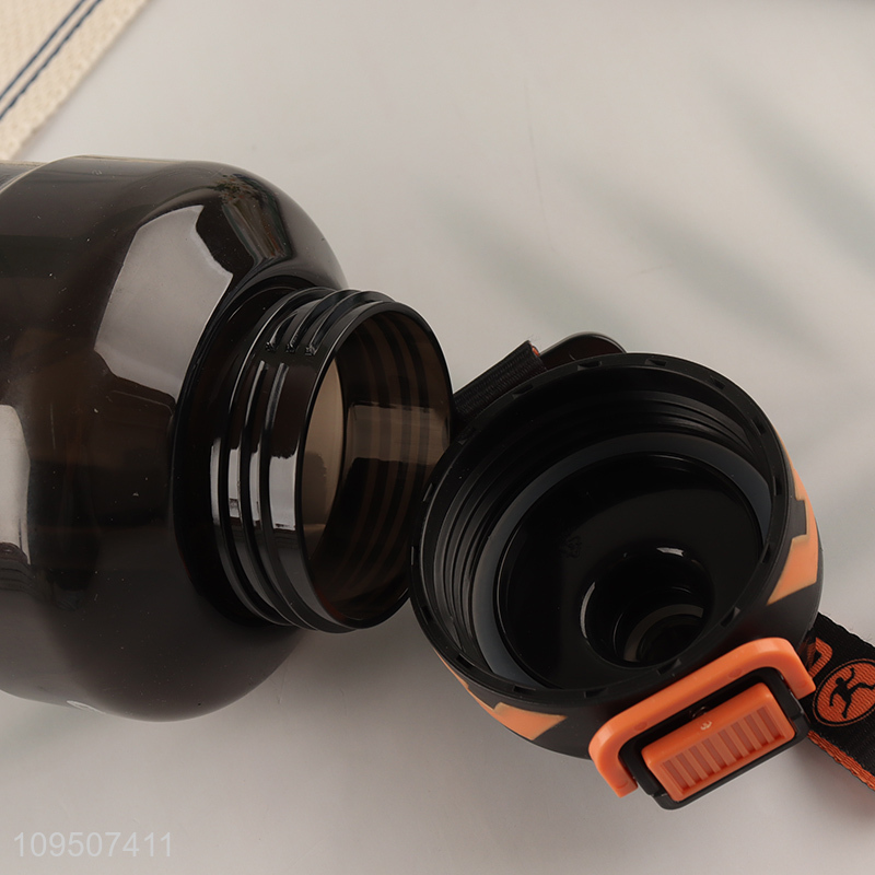 New arrival black plastic water bottle for sale