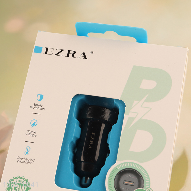 Top selling 33w pd type-c mini car charger
