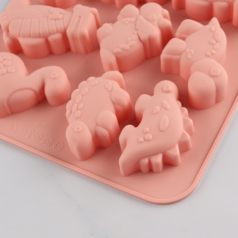 Hot products non-stick dinosaur series silicone cake mold