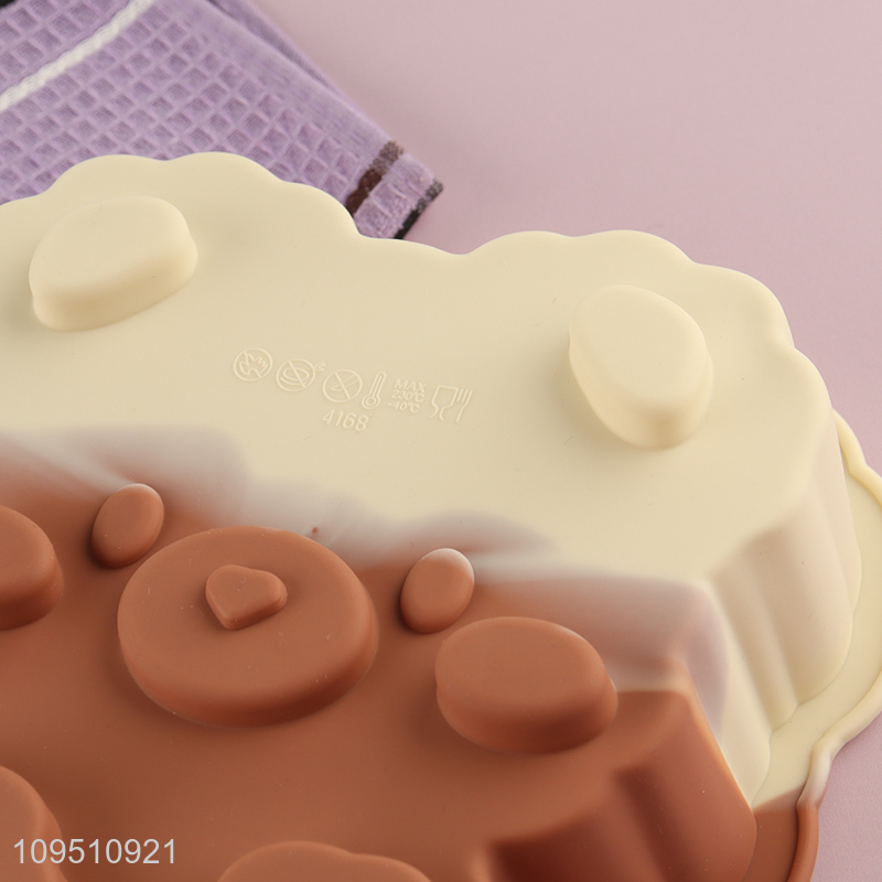 Good selling non-stick bear shape silicone cake mold