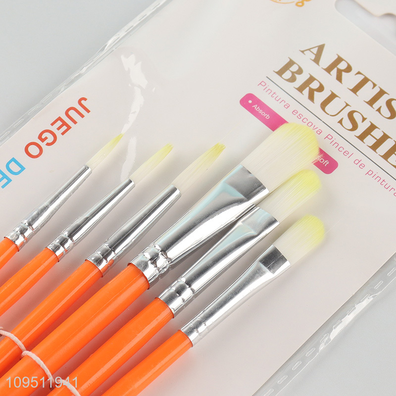 Top products 6pcs oil painting brush set