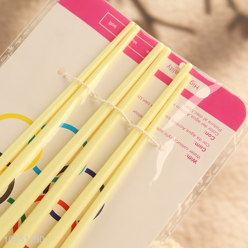 Yiwu market  plastic handle oil painting brush