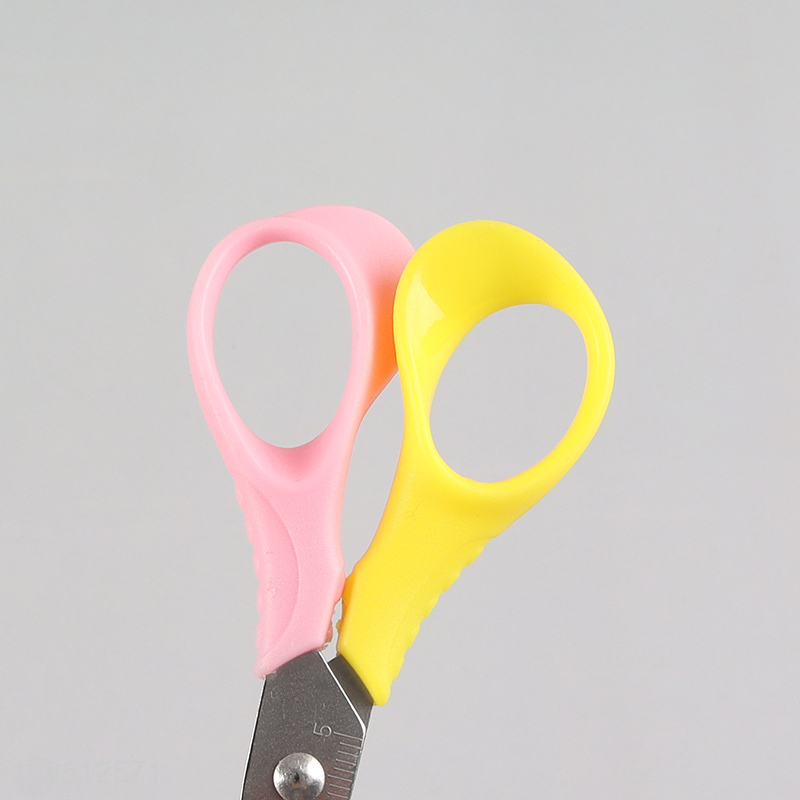China supplier paper scissors with plastic handle