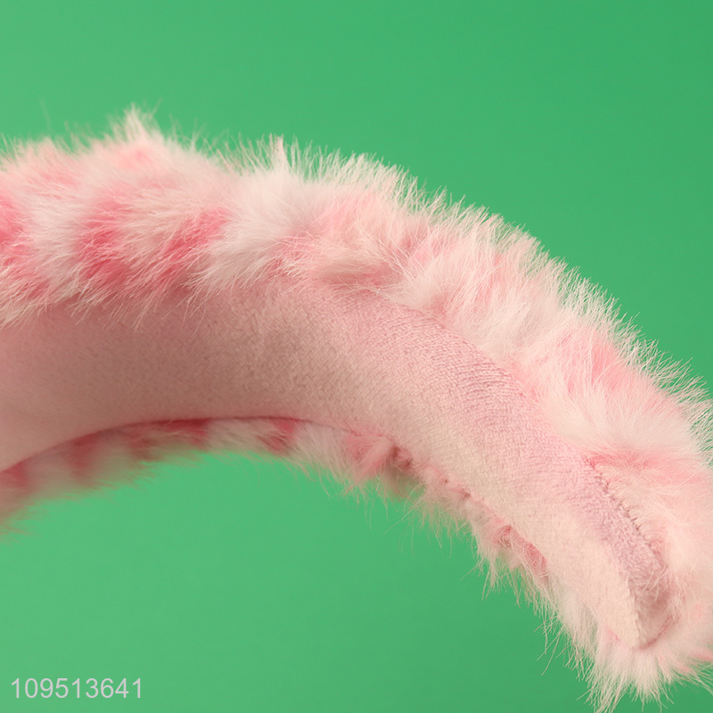 Good sale plush hair hoop hair decoration  wholesale