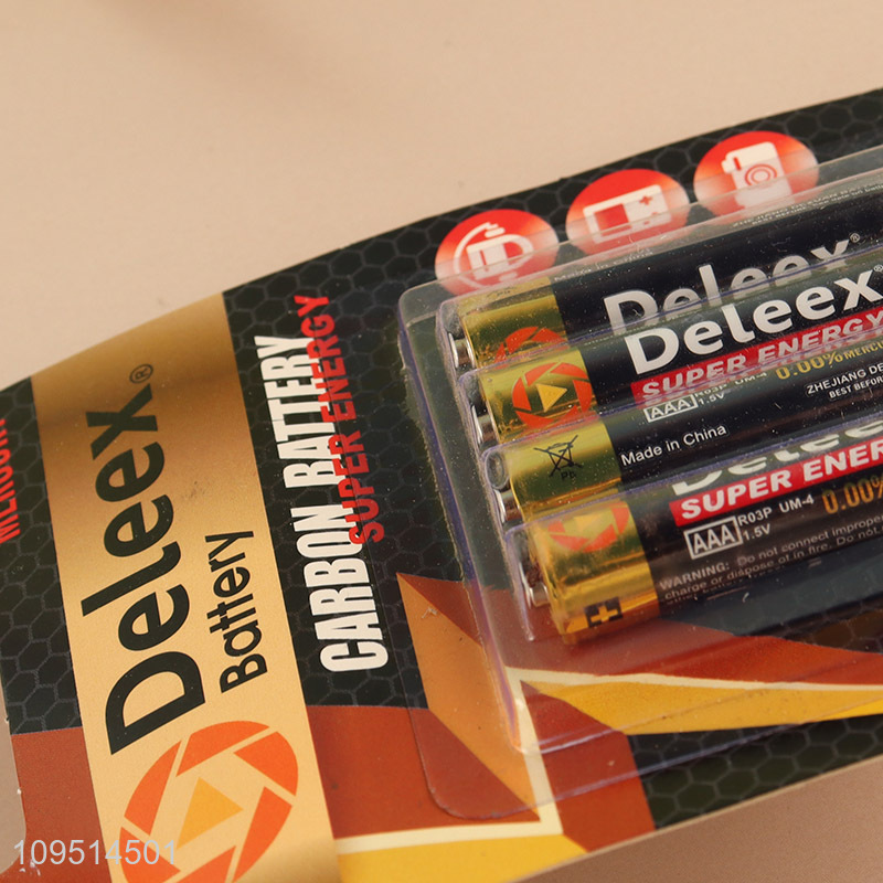 Top quality AAA carbon B4 carbon battery