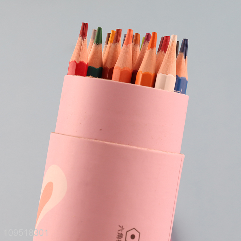 China wholesale oil colored pencil kit with pencil sharpener
