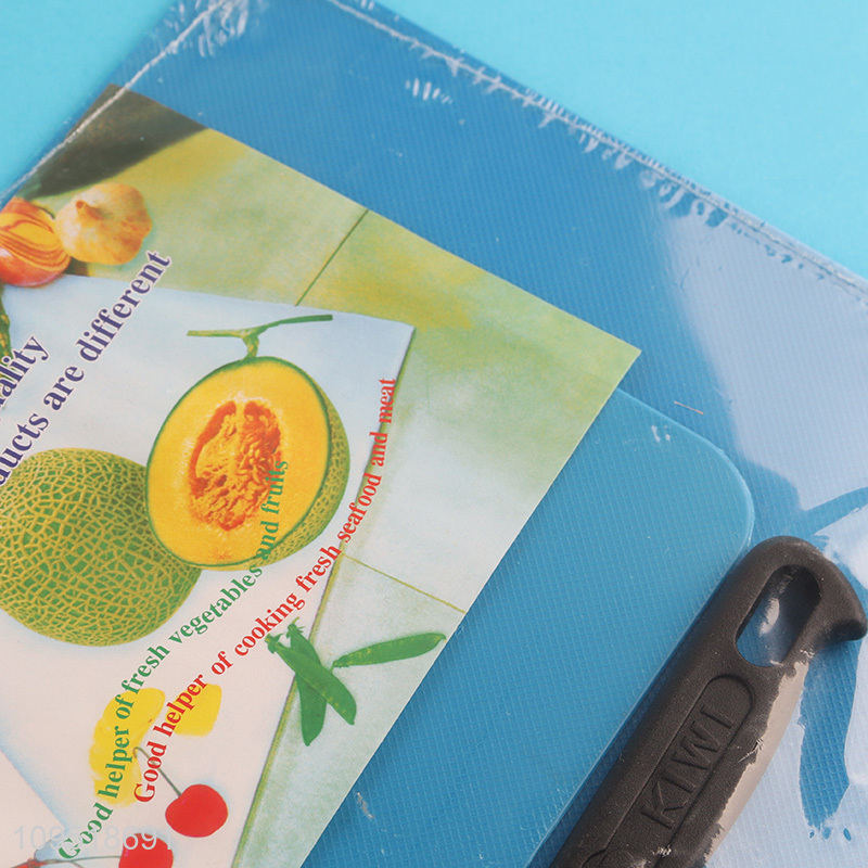 Hot items cutting board chopping blocks with knife
