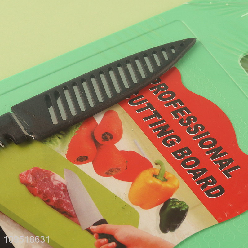 Good sale cutting board chopping blocks with kitchen knife