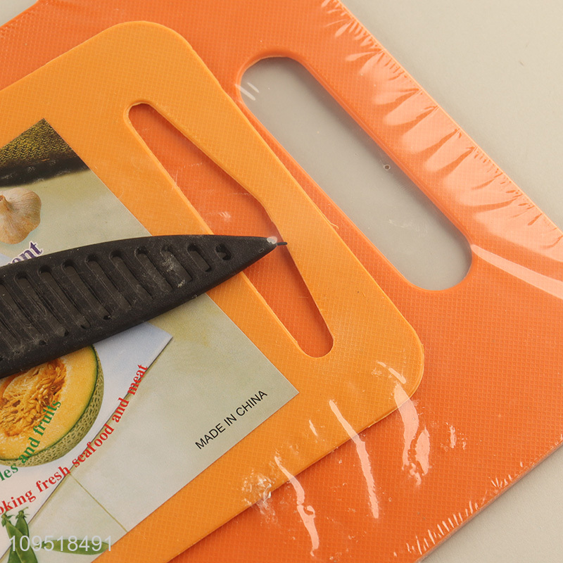 New arrival cutting board chopping blocks kitchen knife set