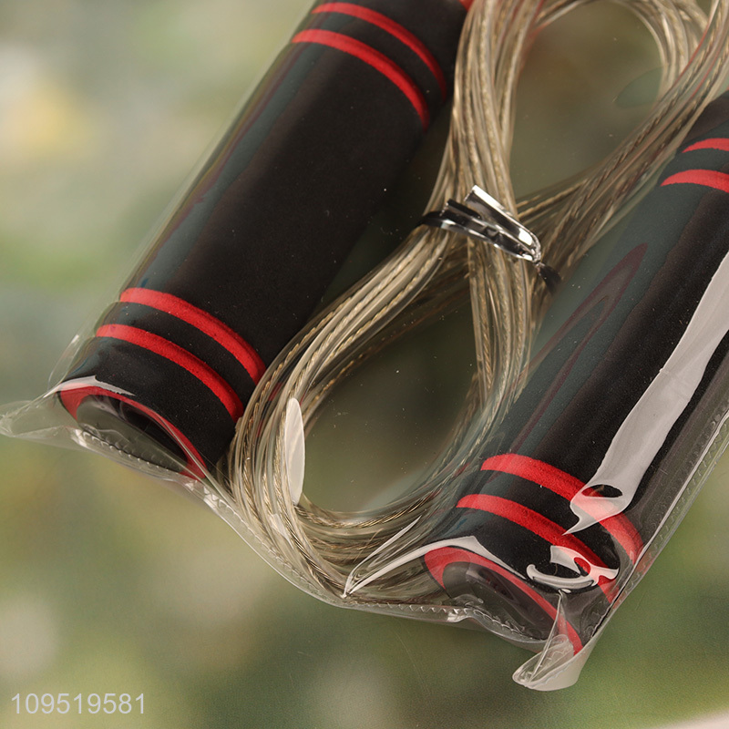 Hot products foam handle comfortable skipping rope