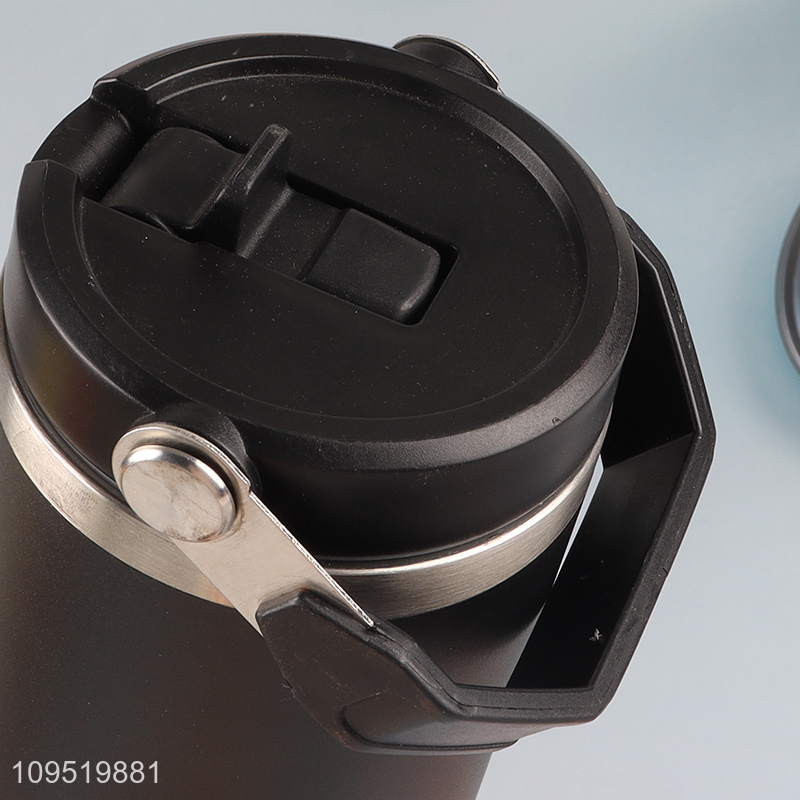 Factory price stainless steel water cup with handle