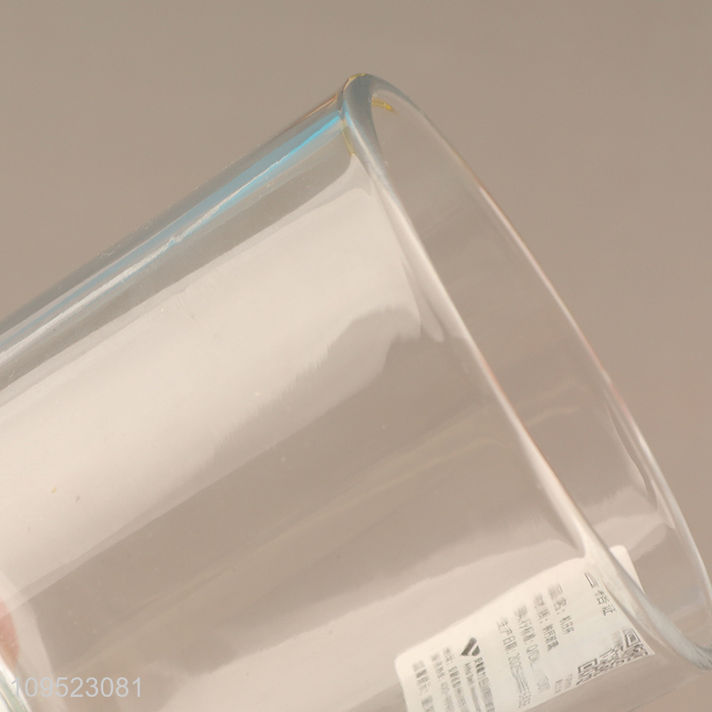 Hot sale clear glass drinking cup water cup