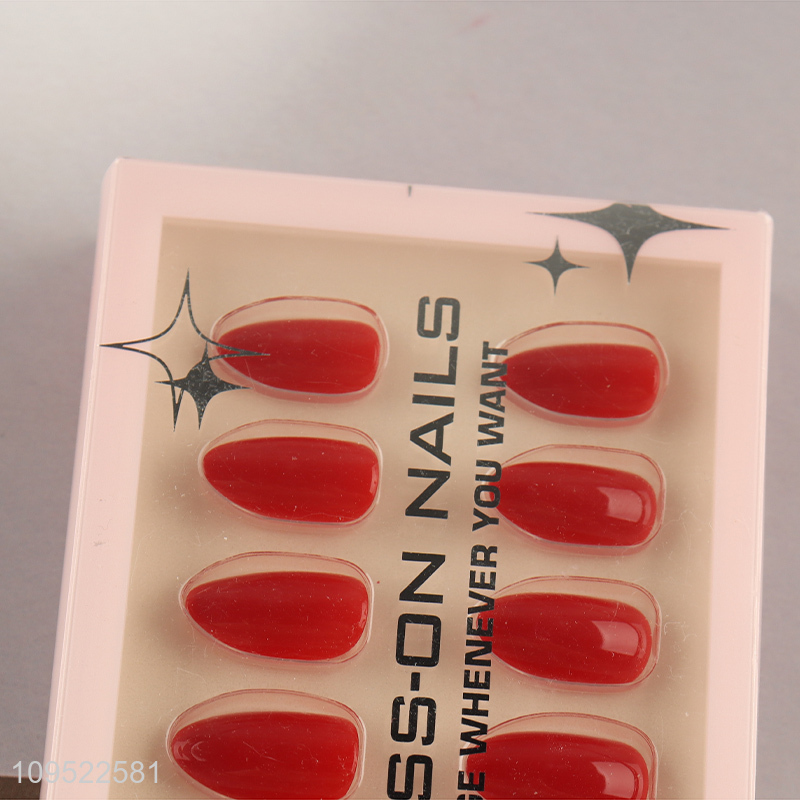 Online wholesale wearable full cover false fingernail